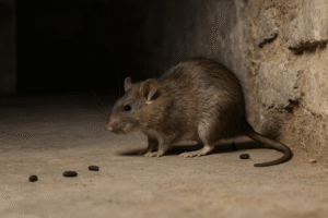 Crottes de rat : reconnaître et s’en débarrasser vite