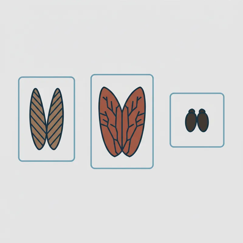 Comparaison ailes cafards espèces Maroc