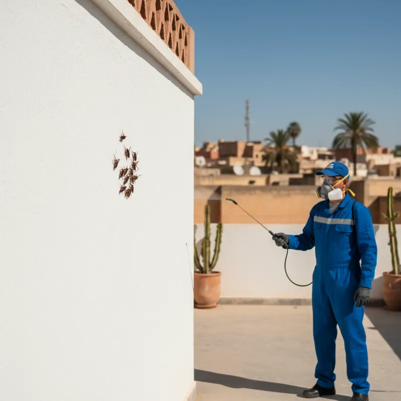 Traitement professionnel cafards volants désinsectisation